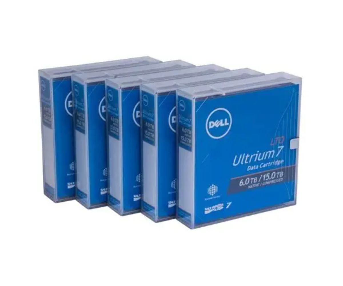 Dell LTO7 Tape Media 5 Pack Cust Kit